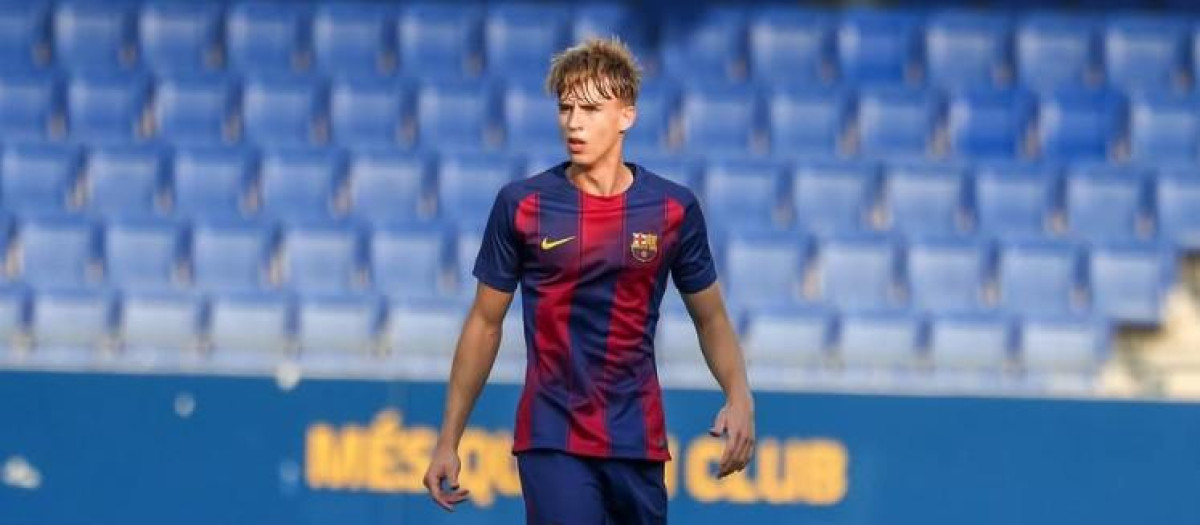 Tommy Marqués debutó con el primer equipo del Barça ante el Mallorca