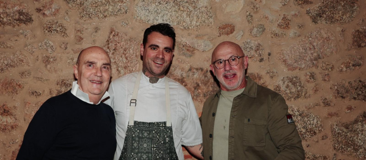 Luis de la Fuente, en el restaurante A Mundiña de La Coruña