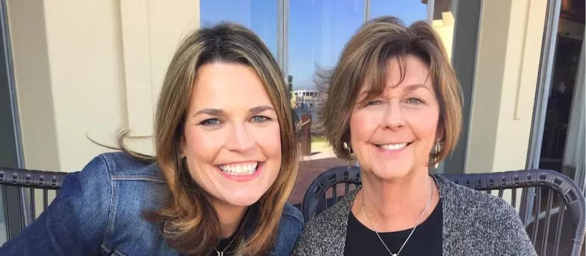 Savannah Guthrie, junto a su madre Nancy