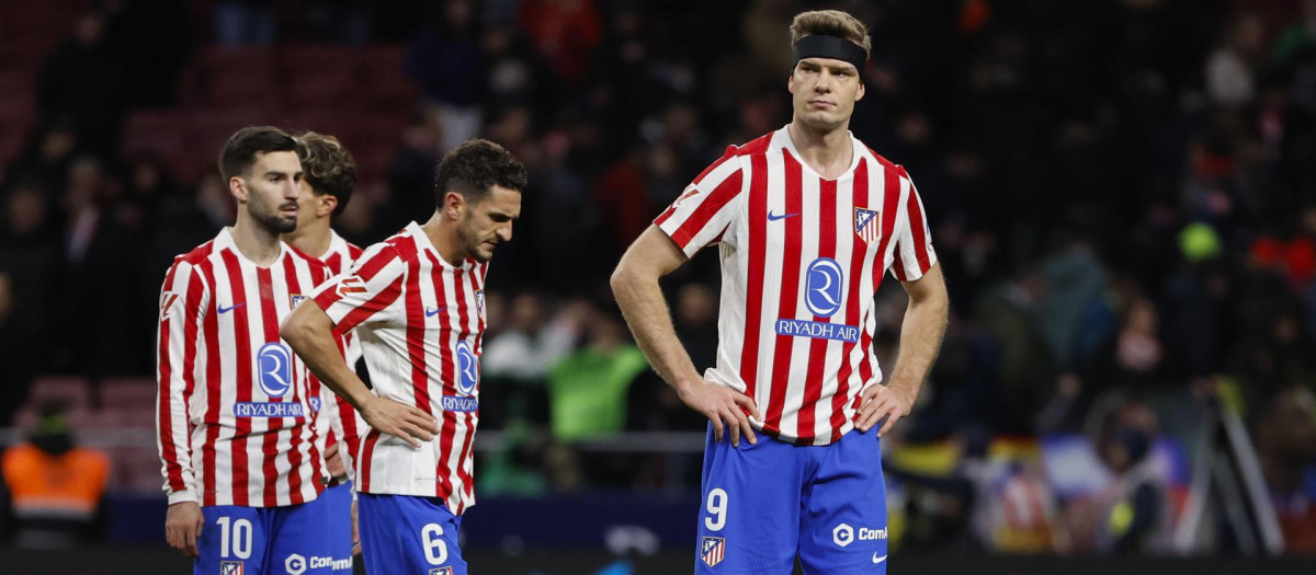 El Atlético encajó una dolorosa derrota ante el Betis en el Metropolitano