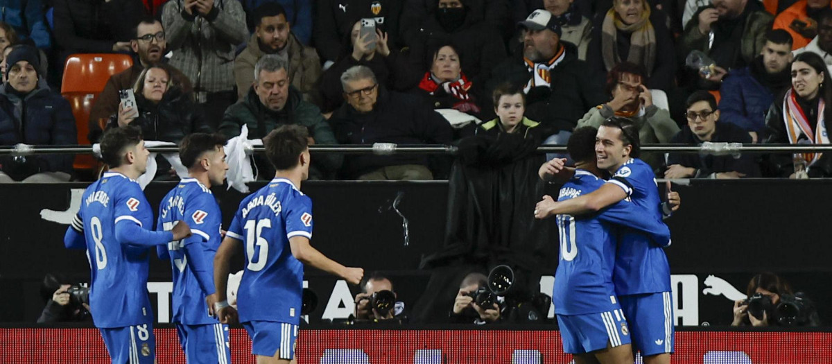 El Real Madrid consiguió una victoria importante en Mestalla