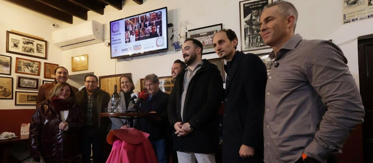 Presentación de las actividades de las tabernas históricas de Córdoba