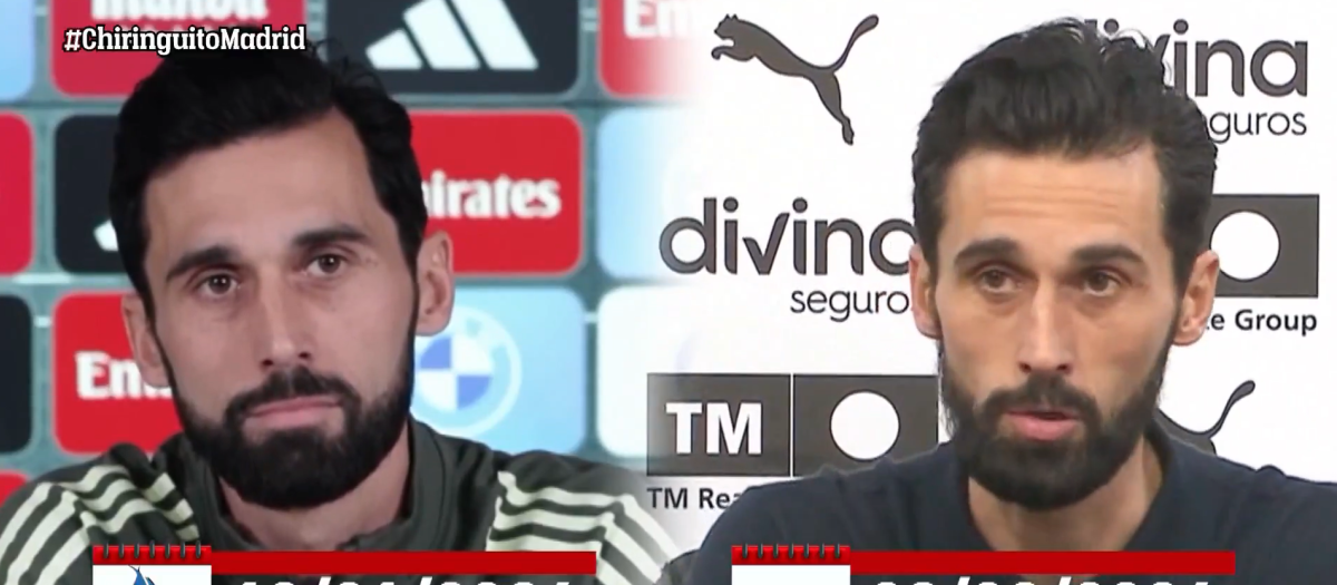 El cambio físico de Álvaro Arbeloa en menos de un mes