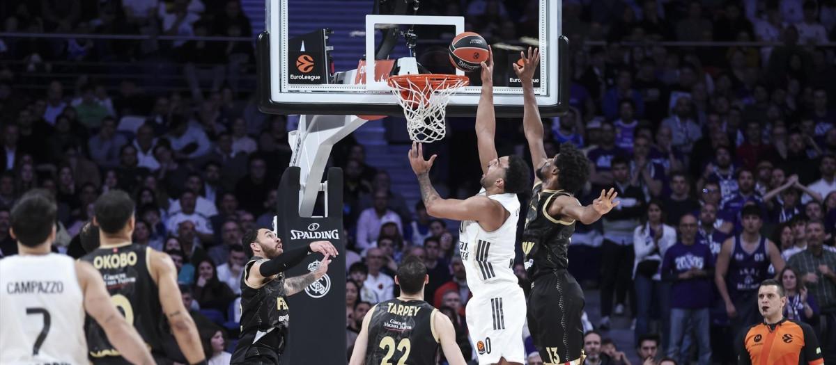 (Foto de ARCHIVO)
Trey Lyles of Real Madrid in action during the EuroLeague Regular Season Round 24 match between Real Madrid and AS Monaco at Movistar Arena on January 08 2026, in Madrid, Spain.

Irina R. Hipolito / AFP7 / Europa Press
22/1/2026 ONLY FOR USE IN SPAIN