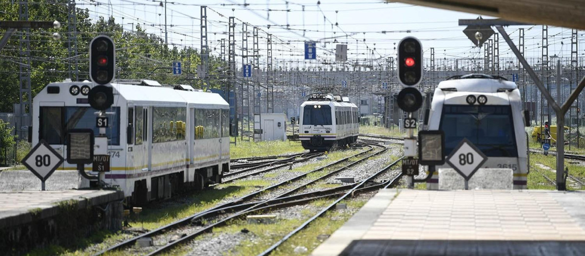 (Foto de ARCHIVO)
Trenes de Cercanías de Cantabria

REMITIDA / HANDOUT por ADIF
Fotografía remitida a medios de comunicación exclusivamente para ilustrar la noticia a la que hace referencia la imagen, y citando la procedencia de la imagen en la firma
23/7/2024