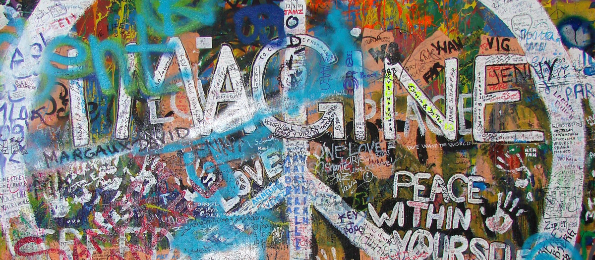 Muro de John Lennon, Praga