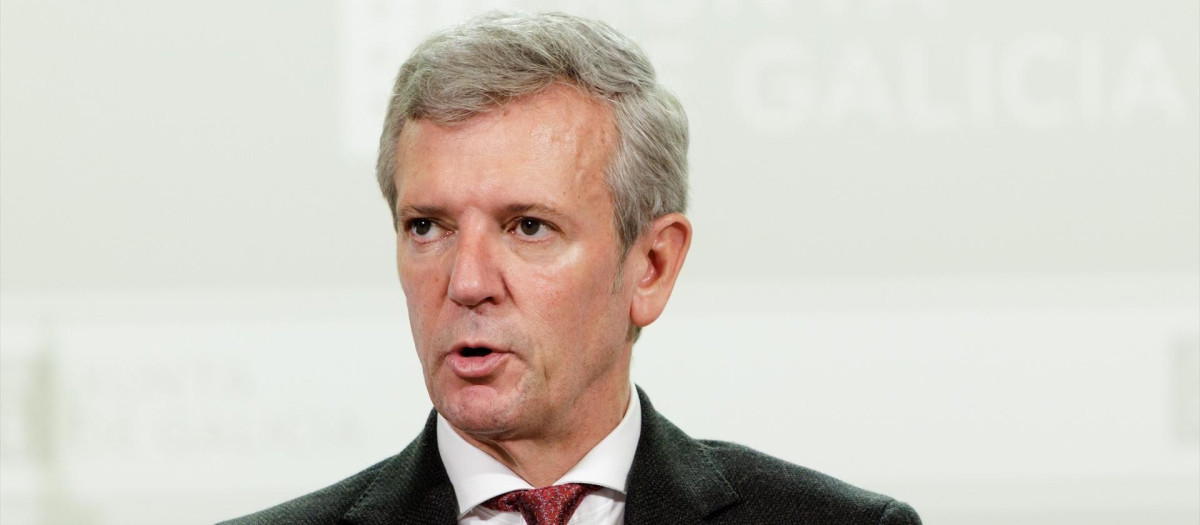 El titular do Ejecutivo gallego, Alfonso Rueda
