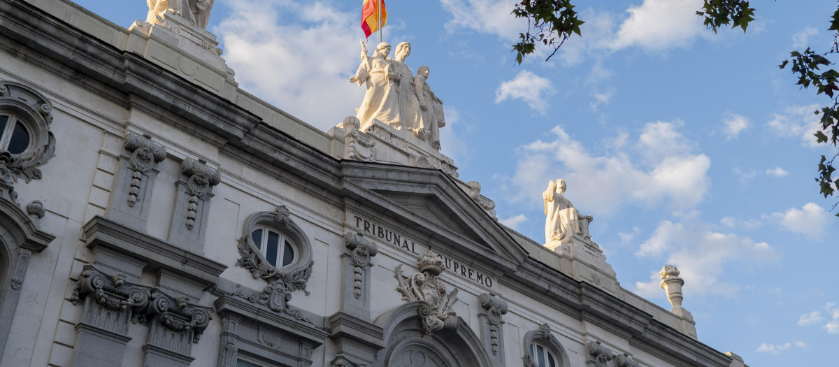 (Foto de ARCHIVO)
Fachada del Tribunal Supremo, Madrid (España).