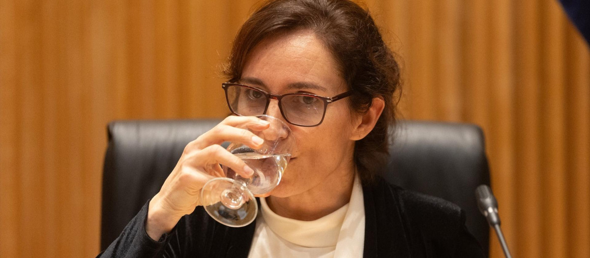 La ministra de Sanidad, Mónica García