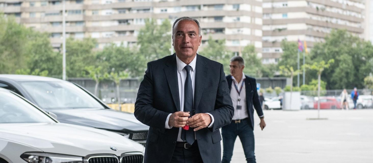 Rafa Yuste, presidente en funciones del FC Barcelona, en una imagen de archivo