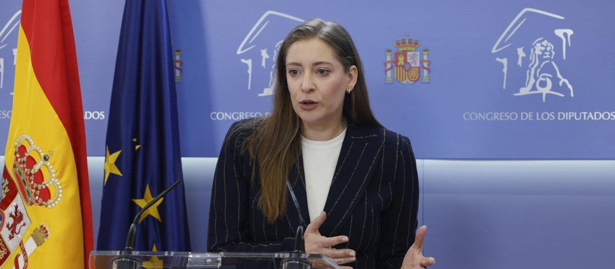 La portavoz del PP en el Congreso, Ester Muñoz