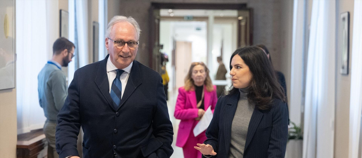 La portavoz de Vox en el Congreso, Pepa Millán, y el diputado Juan José Aizcorbe