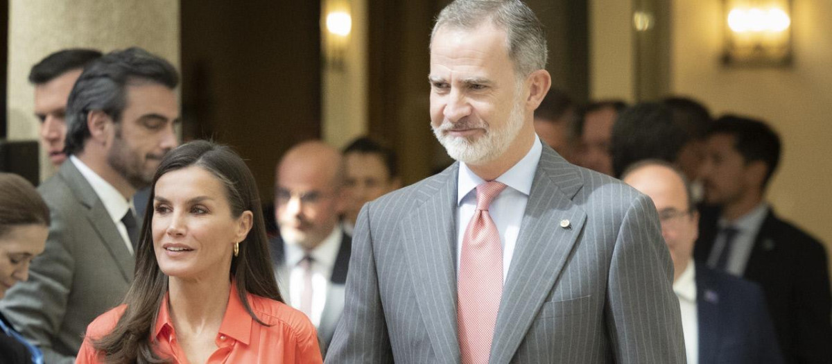 Los Reyes, en la anterior entrega de los Premios Nacionales del Deporte, celebrada en 2023