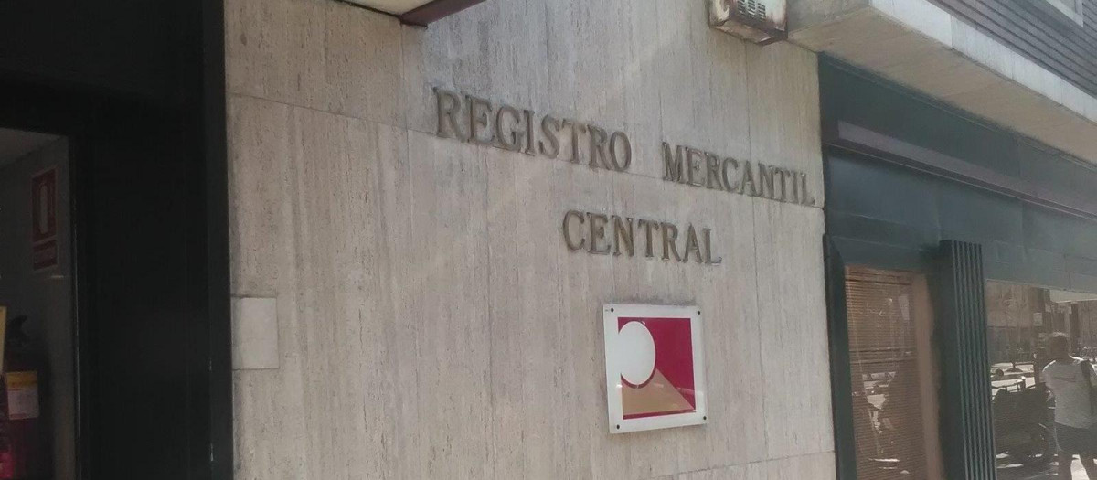 Imagen de archivo del Registro Mercantil Central.