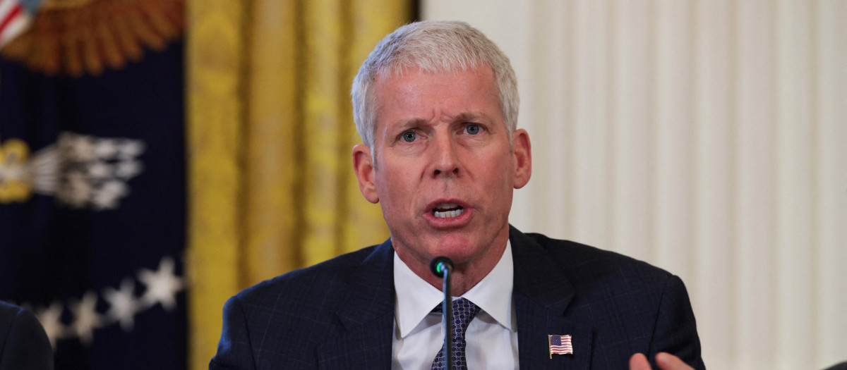 El secretario de Energía de EE. UU., Chris Wright, en la Casa Blanca