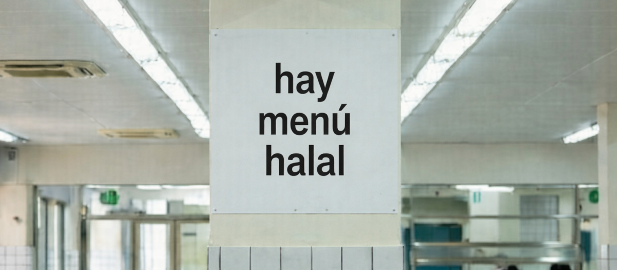 Menú halal en colegios