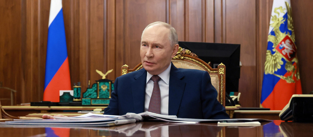 El presidente ruso, Vladimir Putin, en Moscú