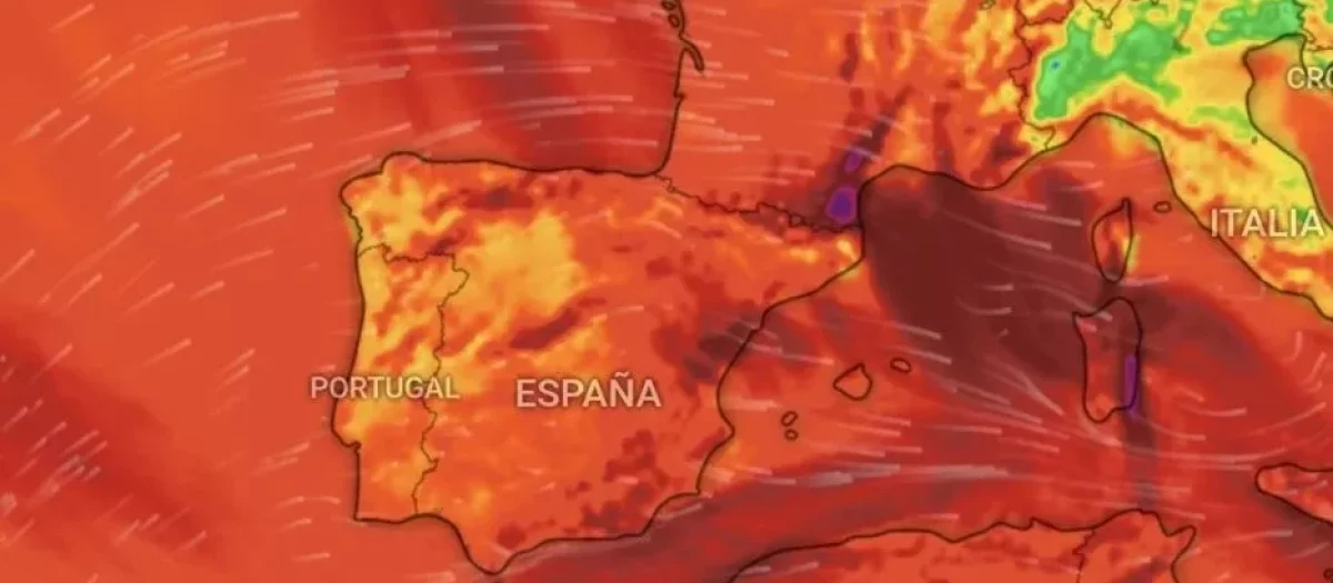 Viento a la llegada de la borrasca Oriana a la Península