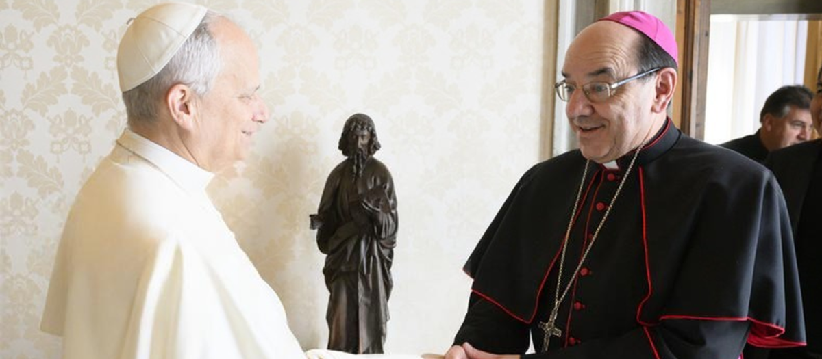 León XIV recibe a monseñor Florencio Roselló
