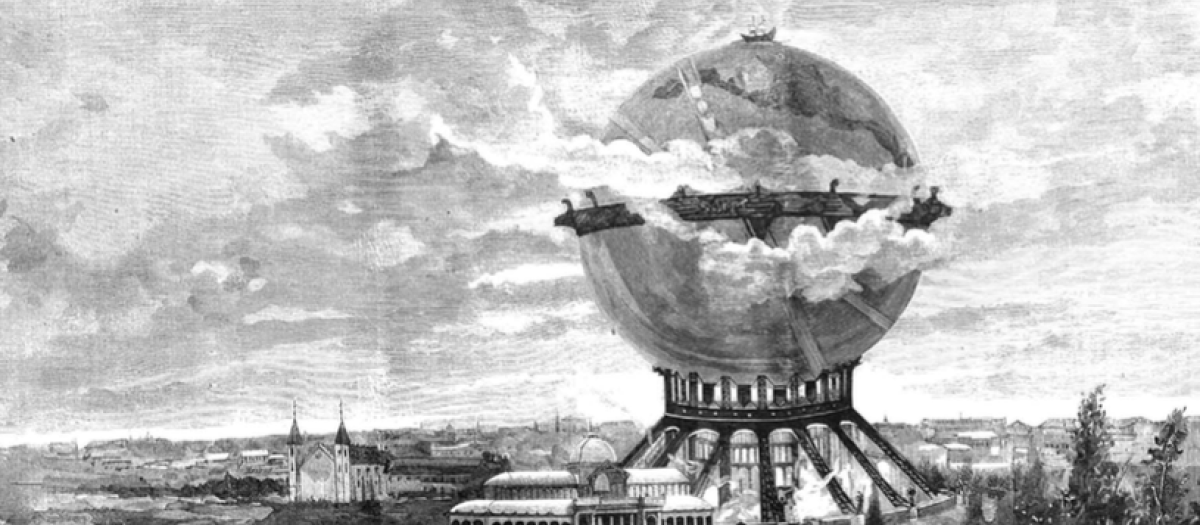 El Monumento a Colón, en Madrid. Dibujo de 'La Ilustración española y americana'