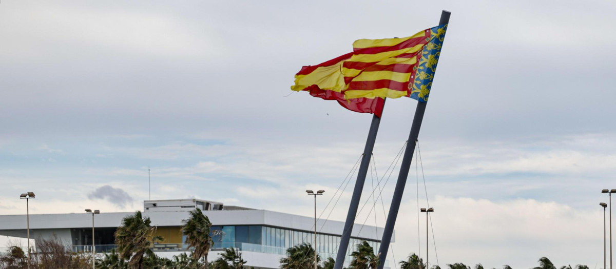 Imagen de los efectos del temporal en Valencia