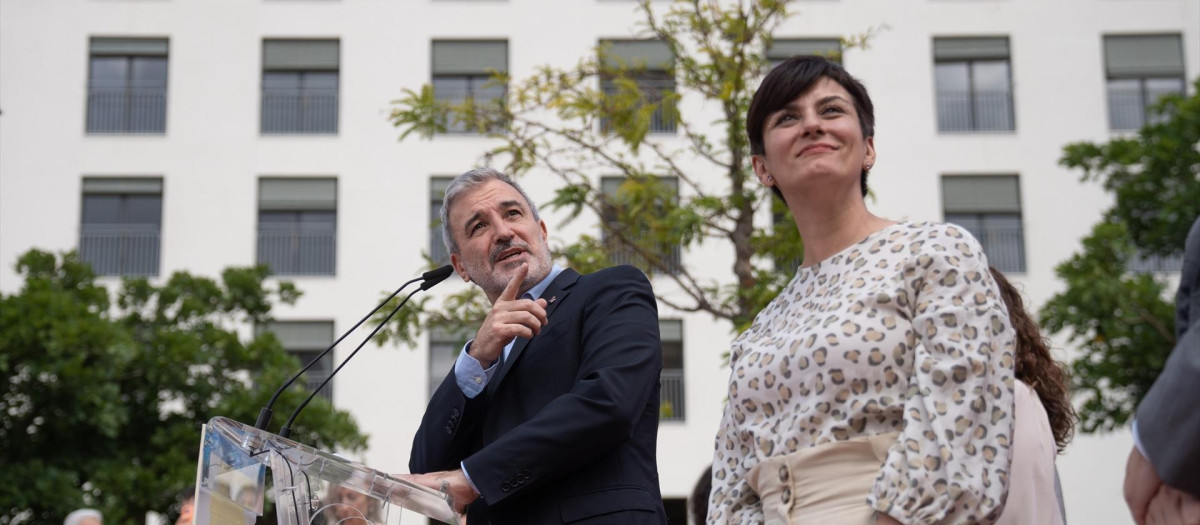 El alcalde de Barcelona, Jaume Collboni, con la ministra de Vivienda, en una imagen de archivo