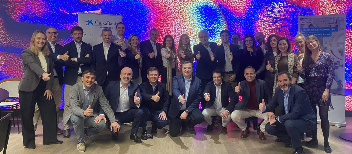 Imagen de los asistentes a la jornada organizada por CaixaBank 'Puerta al Exterior'