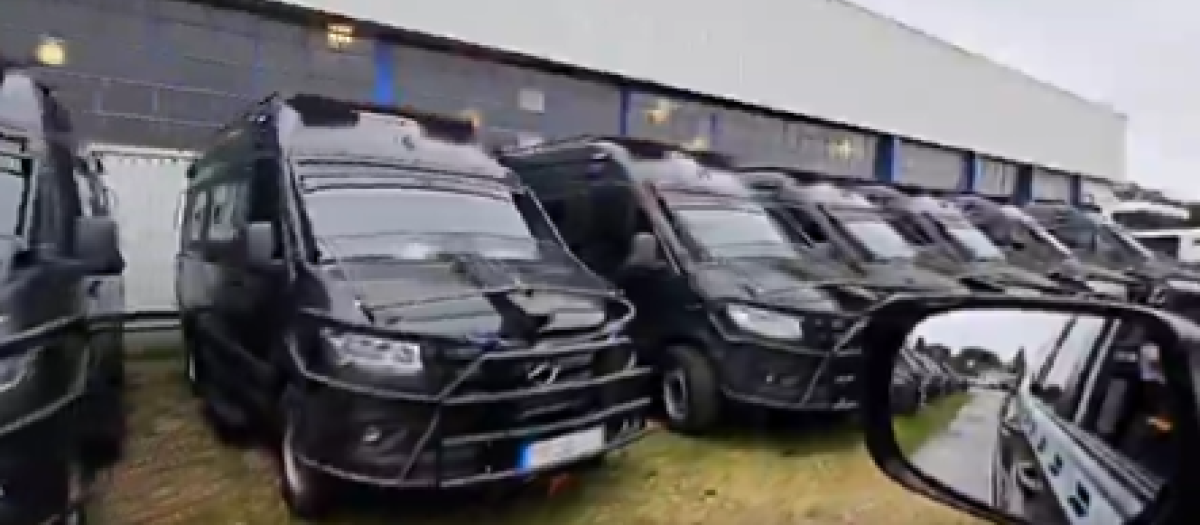 Imagen de los nuevos vehículos de la Guardia Civil