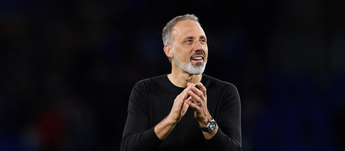 (Foto de ARCHIVO)
Pellegrino Matarazzo head coach of Real Sociedad reacts during the LaLiga EA Sports match between Real Sociedad and Elche CF at Anoeta on February 7, 2026, in San Sebastian, Spain.

Ricardo Larreina / AFP7 / Europa Press
07/2/2026 ONLY FOR USE IN SPAIN