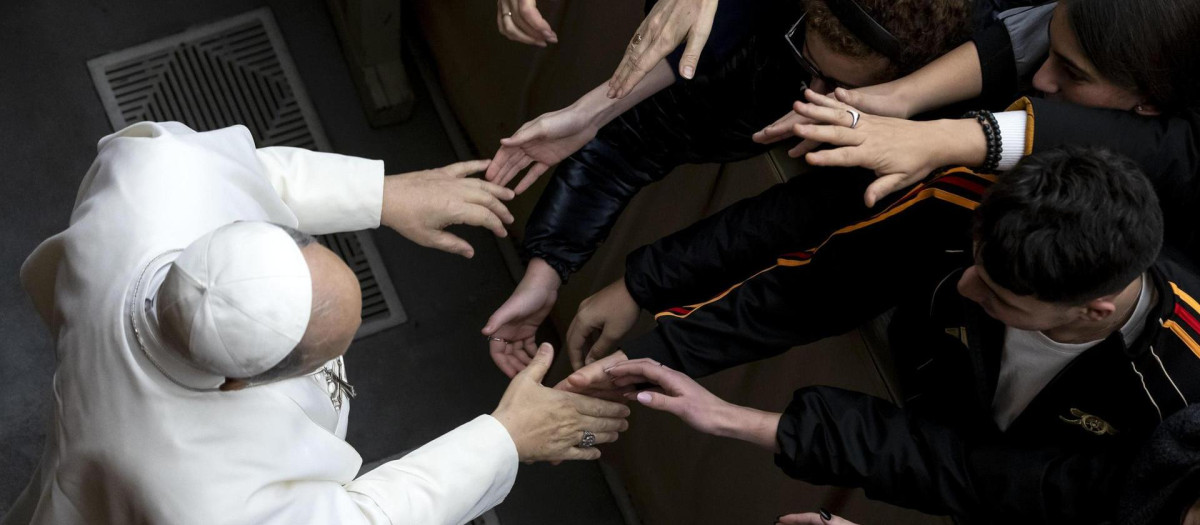 El Santo Padre, el pasado miércoles, durante su tradicional audiencia