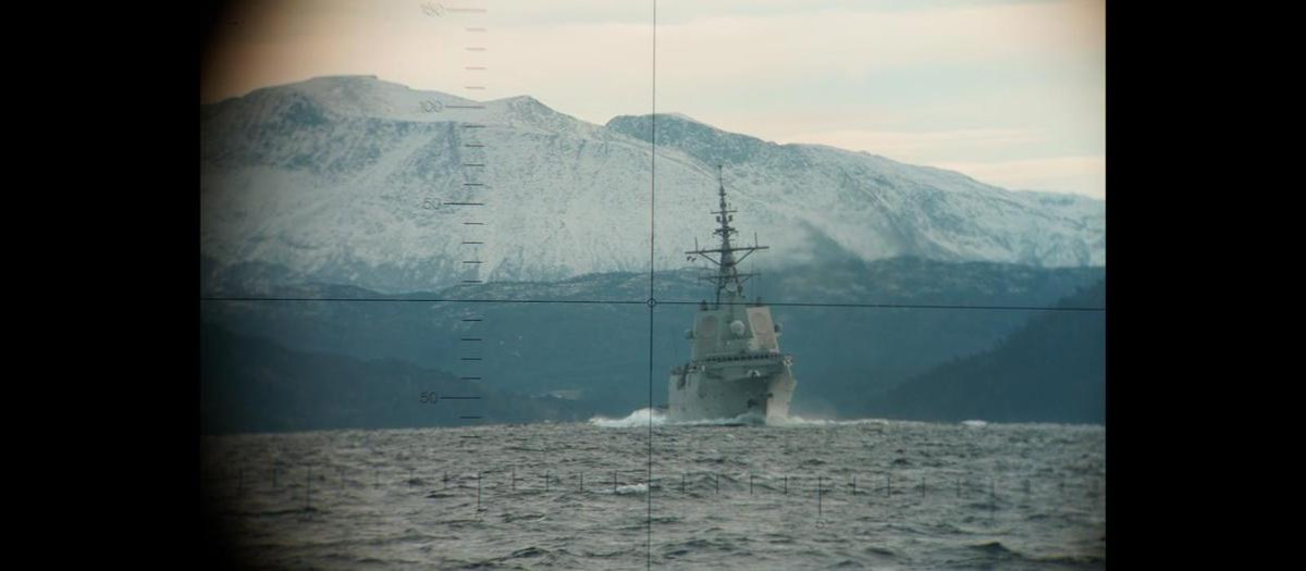 La fragata ‘Almirante Juan de Borbón, buque de mando de la Agrupación Naval Permanente número 1 de la OTAN (SNMG1)