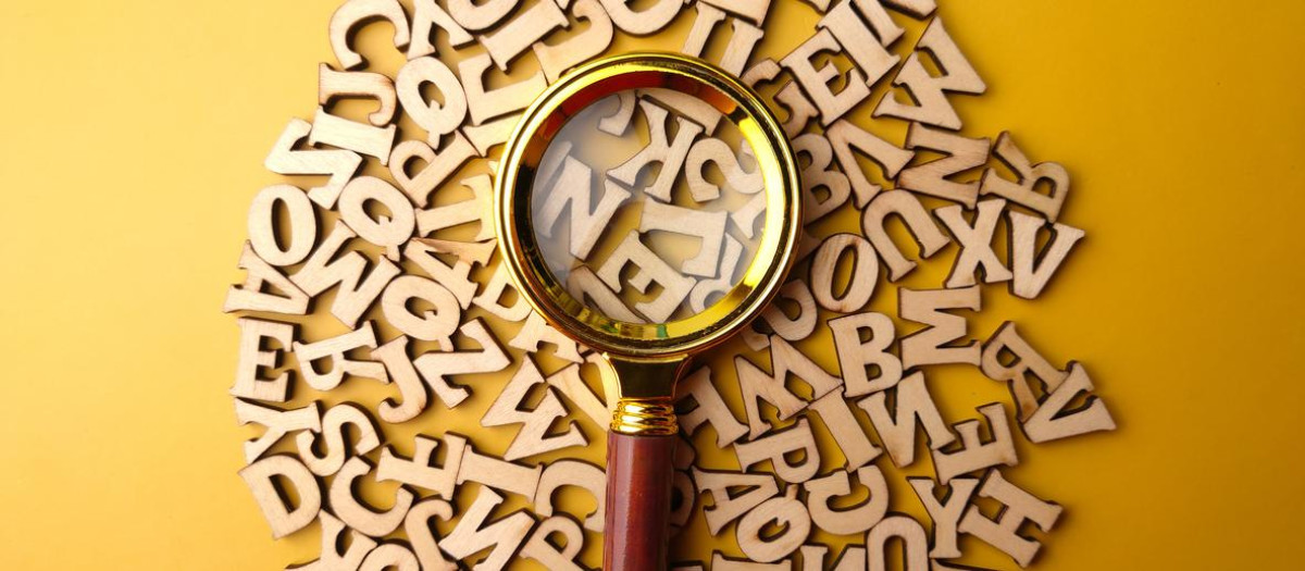 Ilustración sobre la temática en busca del error gramatical