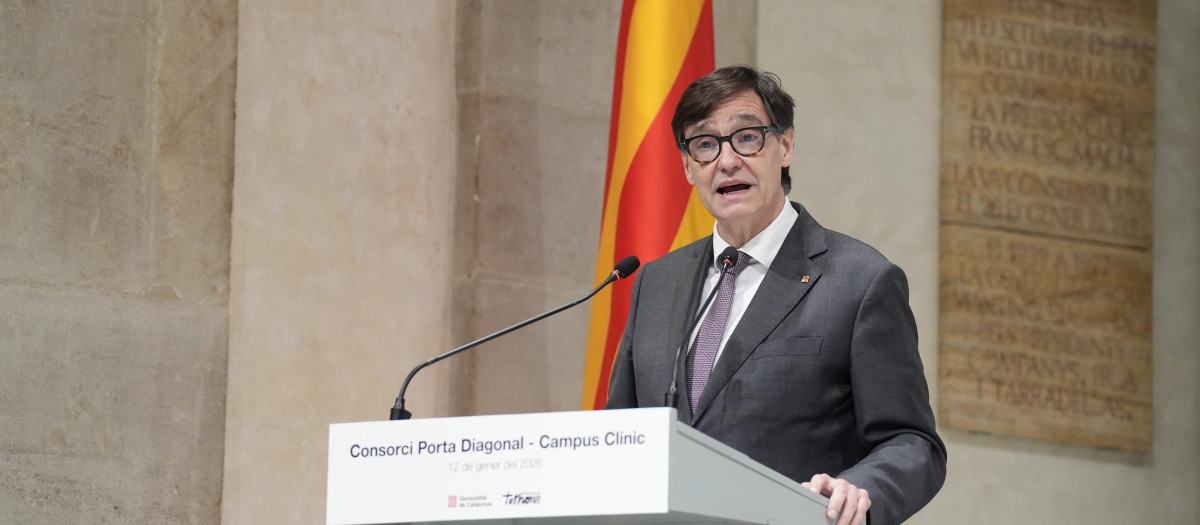 El presidente catalán, Salvador Illa