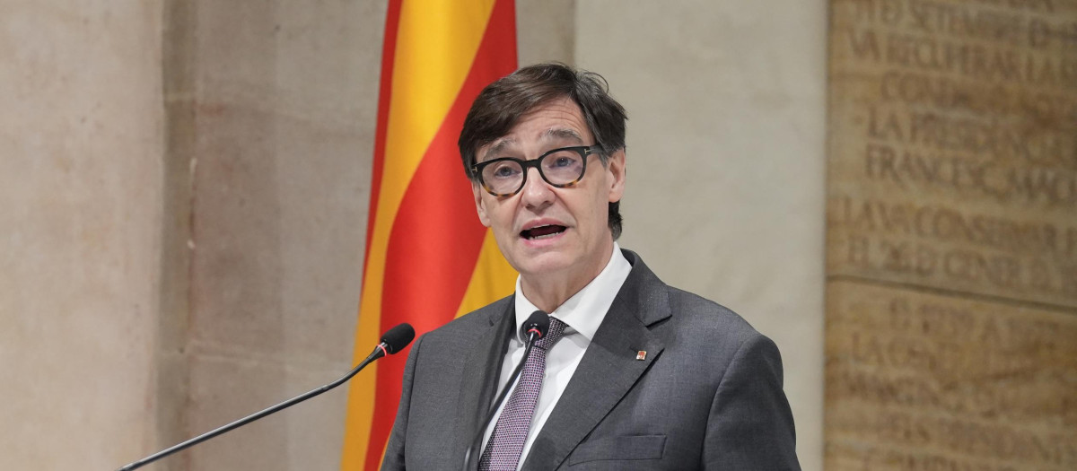 El presidente catalán, Salvador Illa