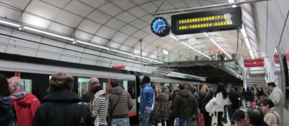 Foto de archivo del Metro Bilbao