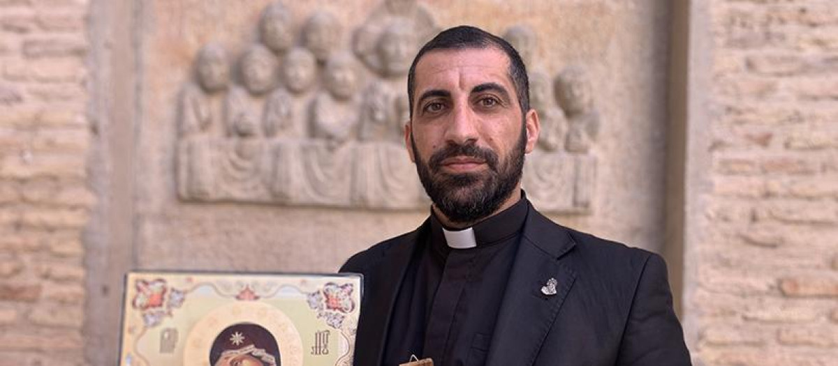 El padre Naim Shoshandy, ha visitado Ávila para presentar el informe sobre libertad religiosa de la fundación Ayuda a la Iglesia Necesitada