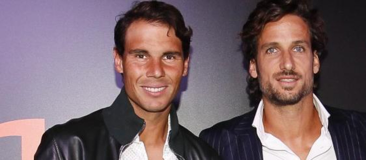 Rafa Nadal con Feliciano López