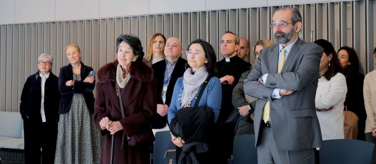 Inauguración de la exposición en la Facultad de Humanidades y Ciencias de la Comunicación de la Universidad CEU San Pablo