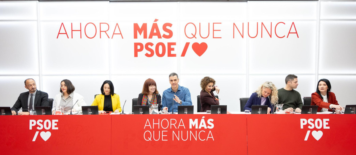 La última reunión de la Comisión Ejecutiva Federal del PSOE