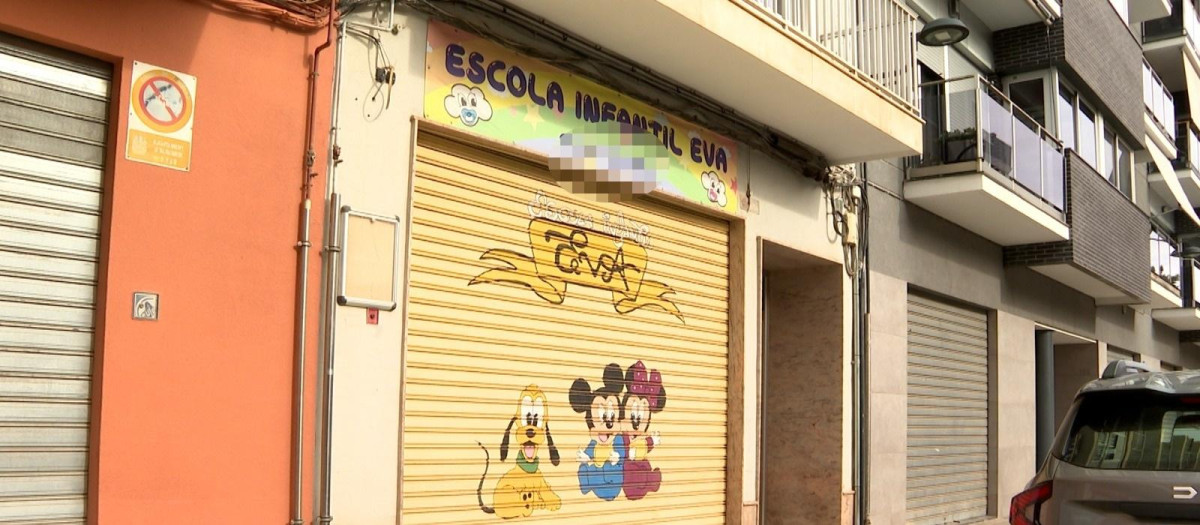 Imagen del exterior del centro de educación infantil de Algemesí, Valencia