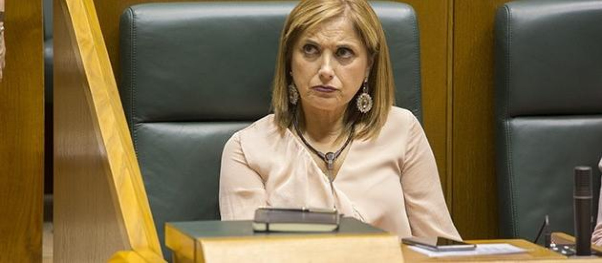 La consejera de Justicia y Derechos Humanos, María Jesús San José, en una imagen de archivo

REMITIDA / HANDOUT por PSE-EE
Fotografía remitida a medios de comunicación exclusivamente para ilustrar la noticia a la que hace referencia la imagen, y citando la procedencia de la imagen en la firma
21/9/2017