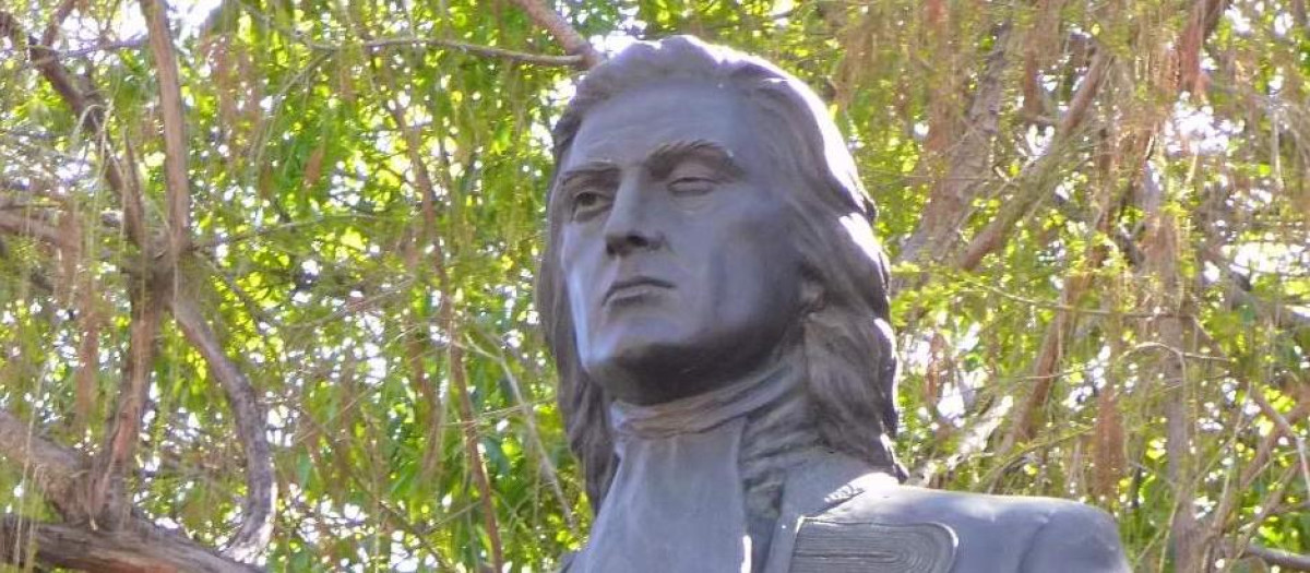 Escultura de Blas de Lezo en la Plaza de Colón, Madrid