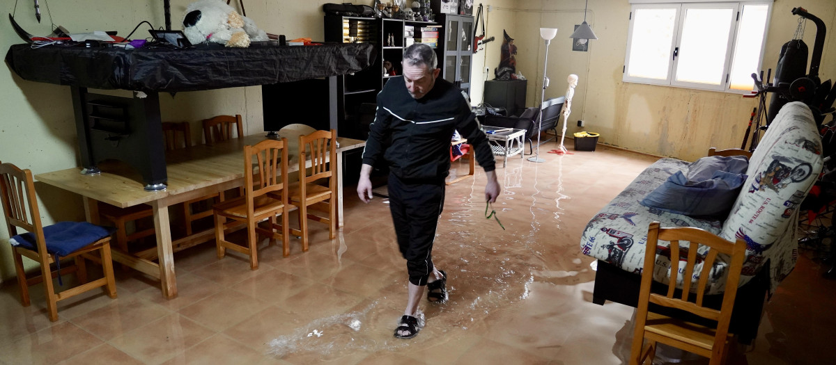Inundaciones en Tudela de Duero por la subida de nivel del Río Duero