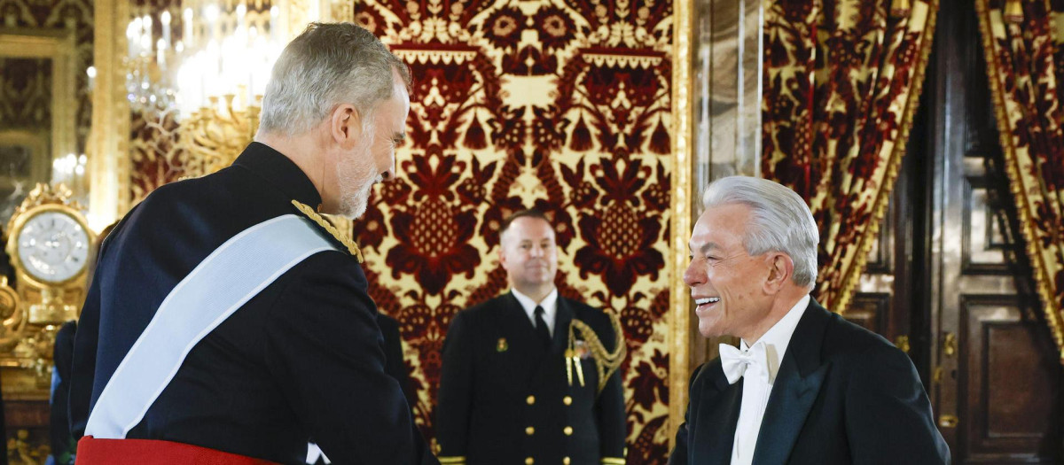 El Rey recibe las cartas credenciales del nuevo embajador de EE.UU. Benjamín León