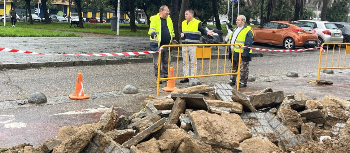 Actuación municipal en la calle María la Judía (Córdoba)