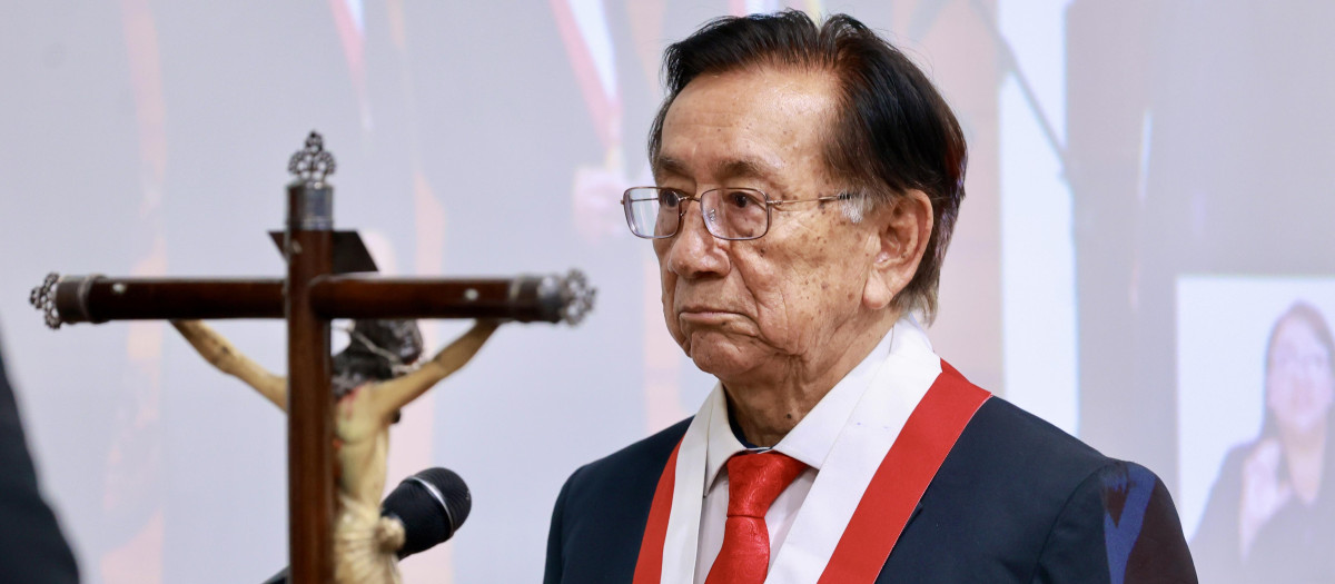 José María Balcazar en su jura del cargo