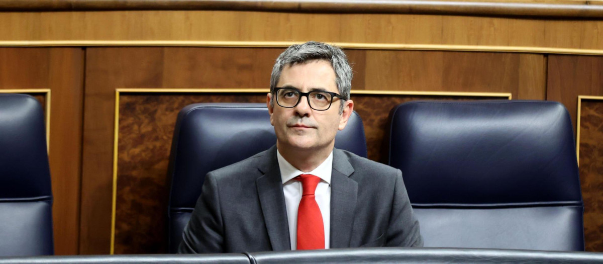 El ministro de la Presidencia, Justicia y Relaciones con las Cortes, Félix Bolaños