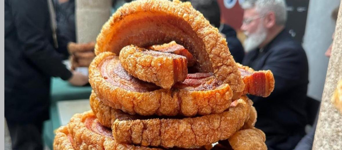 Imagen de los torreznos ganadores del concurso de la Comunidad Valenciana