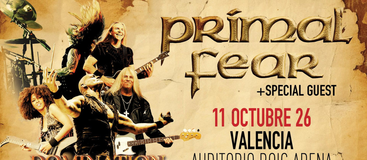 Cartel del Concierto Primal Fear