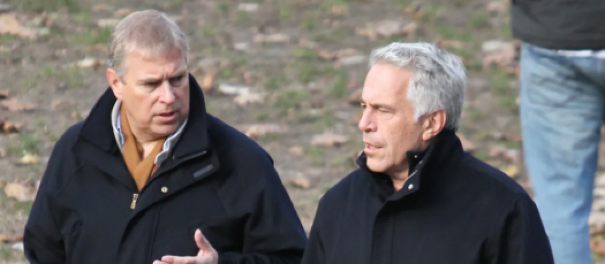 El expríncipe Andrés y Jeffrey Epstein